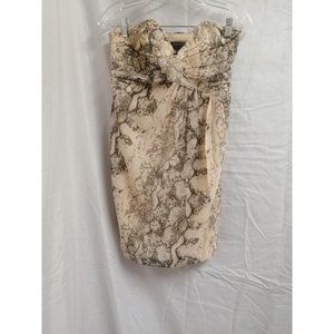 H&M size 8 pink strapless dress